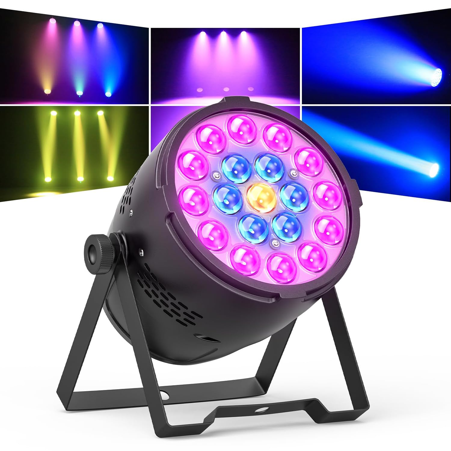 Éclairage de scène LED Par RGBW à zoom pour animer vos soirées DJ et spectacles en direct