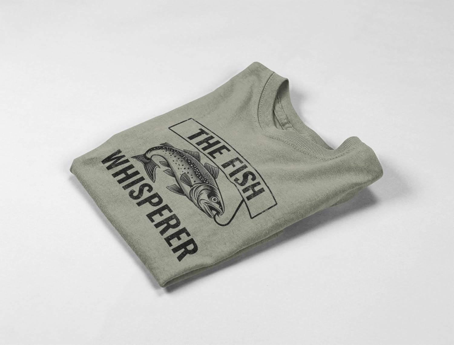 The Fish Whisperer Funny Fisherman T-Shirt - Fishing Pole Humor Graphic Tee - Image 4