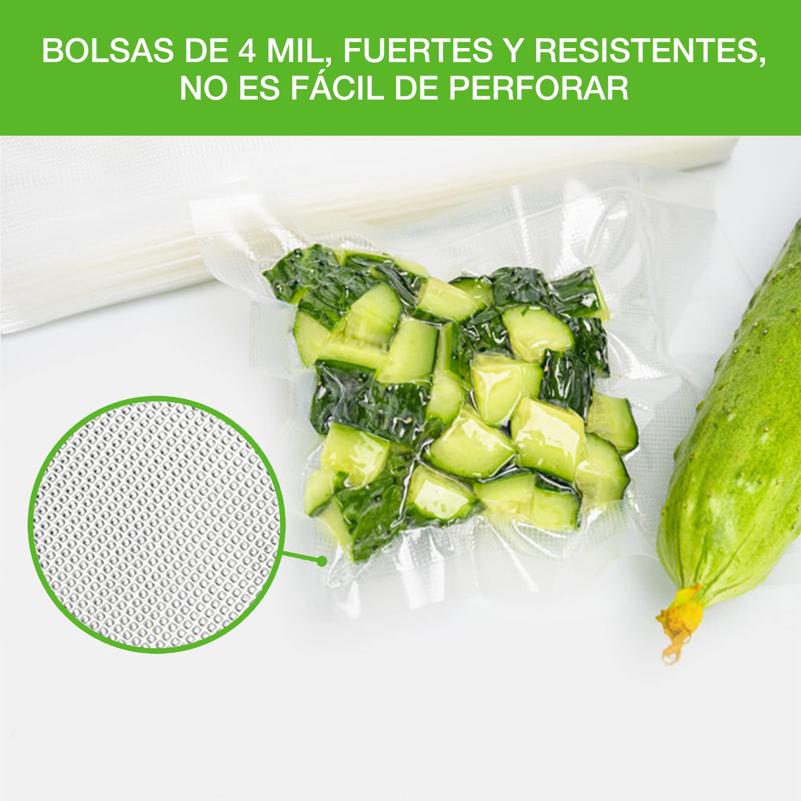 Vakuumbeutel Rollen 2 Stück - Je 27,9 Cm X 15,2 M, Für Lebensmittel-Vakuumierer, BPA-frei, Sous Vide Geeignet