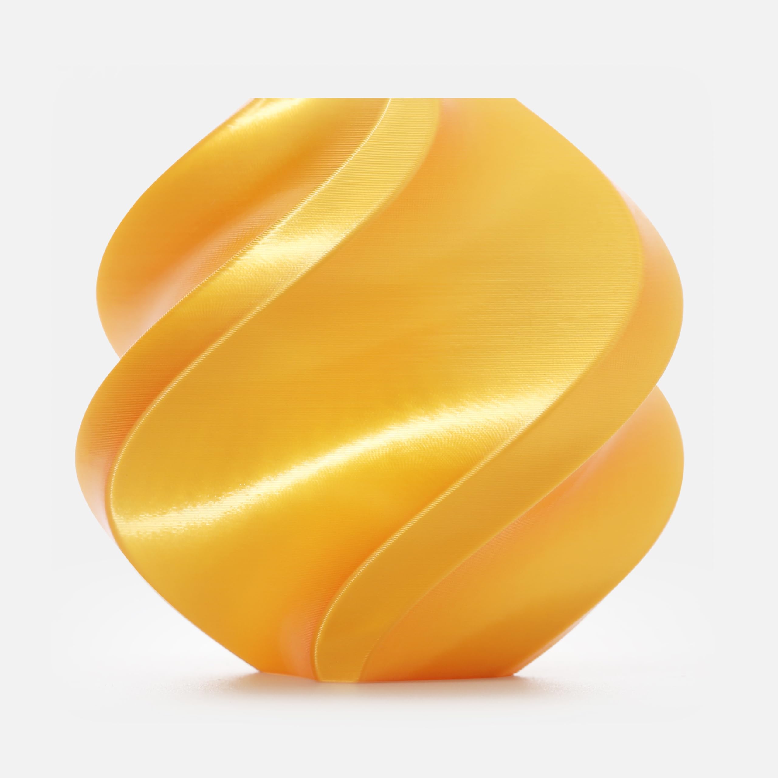 Bambu Lab PLA Silk+ Filament 1.75mm 1kg Spool - PLA 3D Printer Filament, Smooth Finish, Low Warp, Easy to Print, Compatible with Bambu Lab & Most FDM 3D Printers - Gold (13405) - Refill