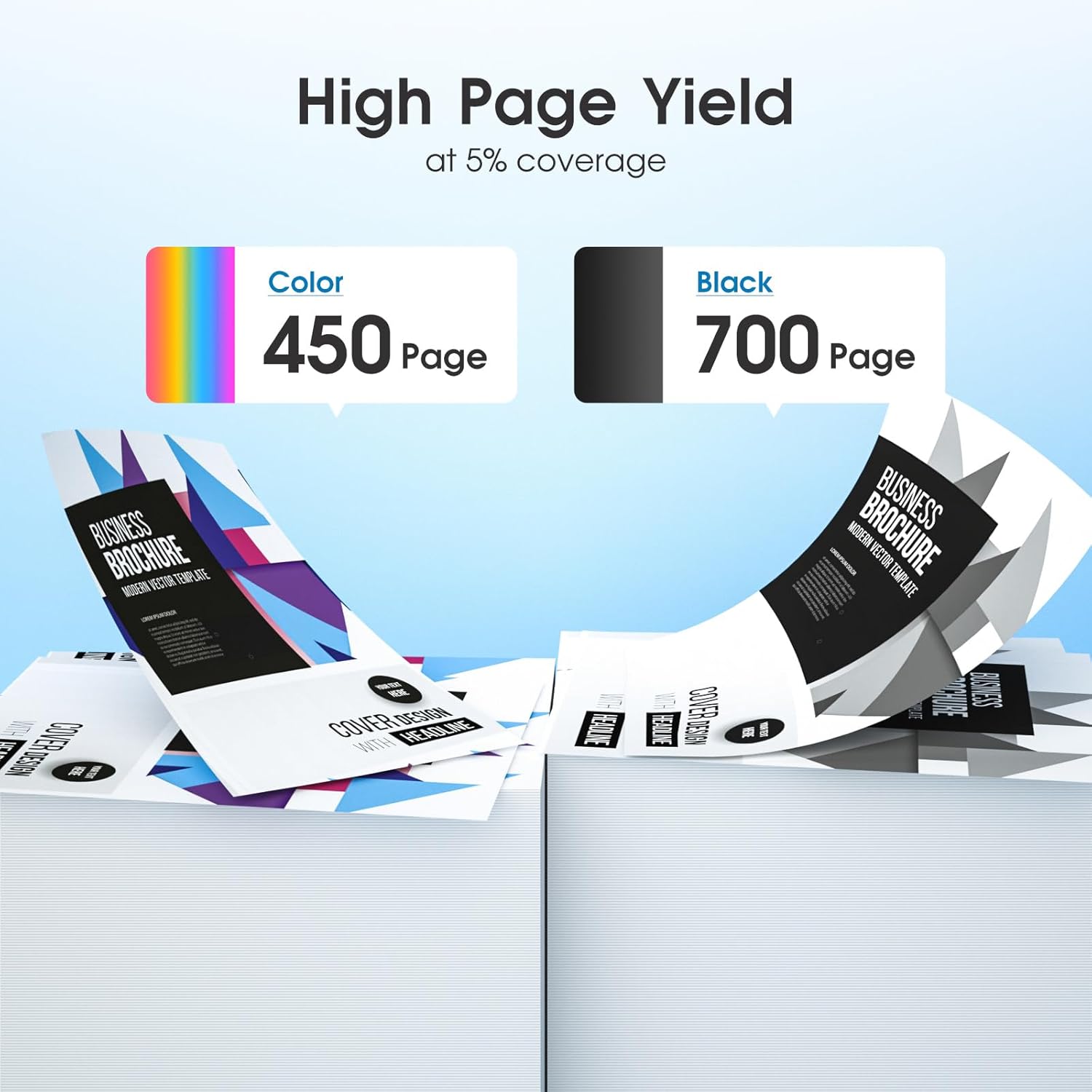 Remanufactured HP Ink 67 67XL Combo Pack Replacement for 67XL HP Printer Ink Cartridges for DeskJet 2755e 2827e 2742e 2700 4155e 4100 Envy 6055e 6000 6400 6455e 6458e (1 Black, 1 Color)