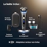 Philips Rasoir i9000 Prestige Ultra, rasoir électrique 100% étanche, technologie Skin IQ Pro, système Triple Lift & Cut, lames de précision NanoTech rotatives à 360°, 5 modes de rasage, XP9405/31 - 7
