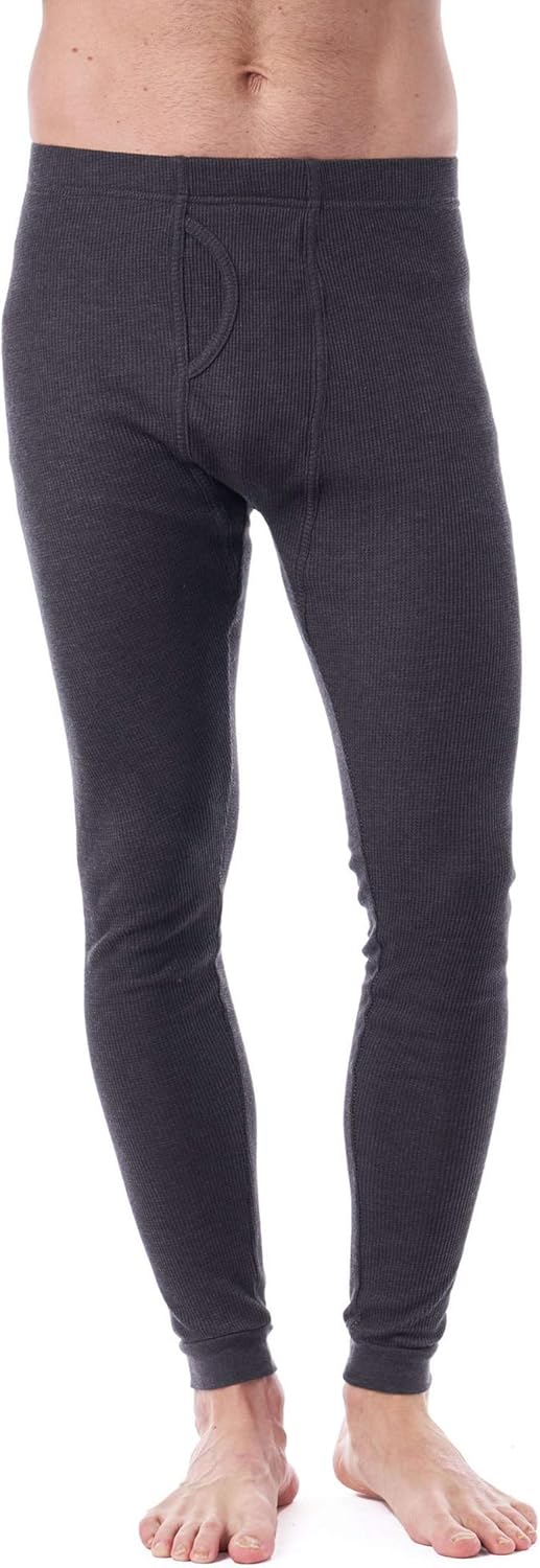 Alpine Swiss Mens Thermal Underwear Bottoms Waffle Knit Long Johns Base Layer Pant at  Men’s Clothing store
