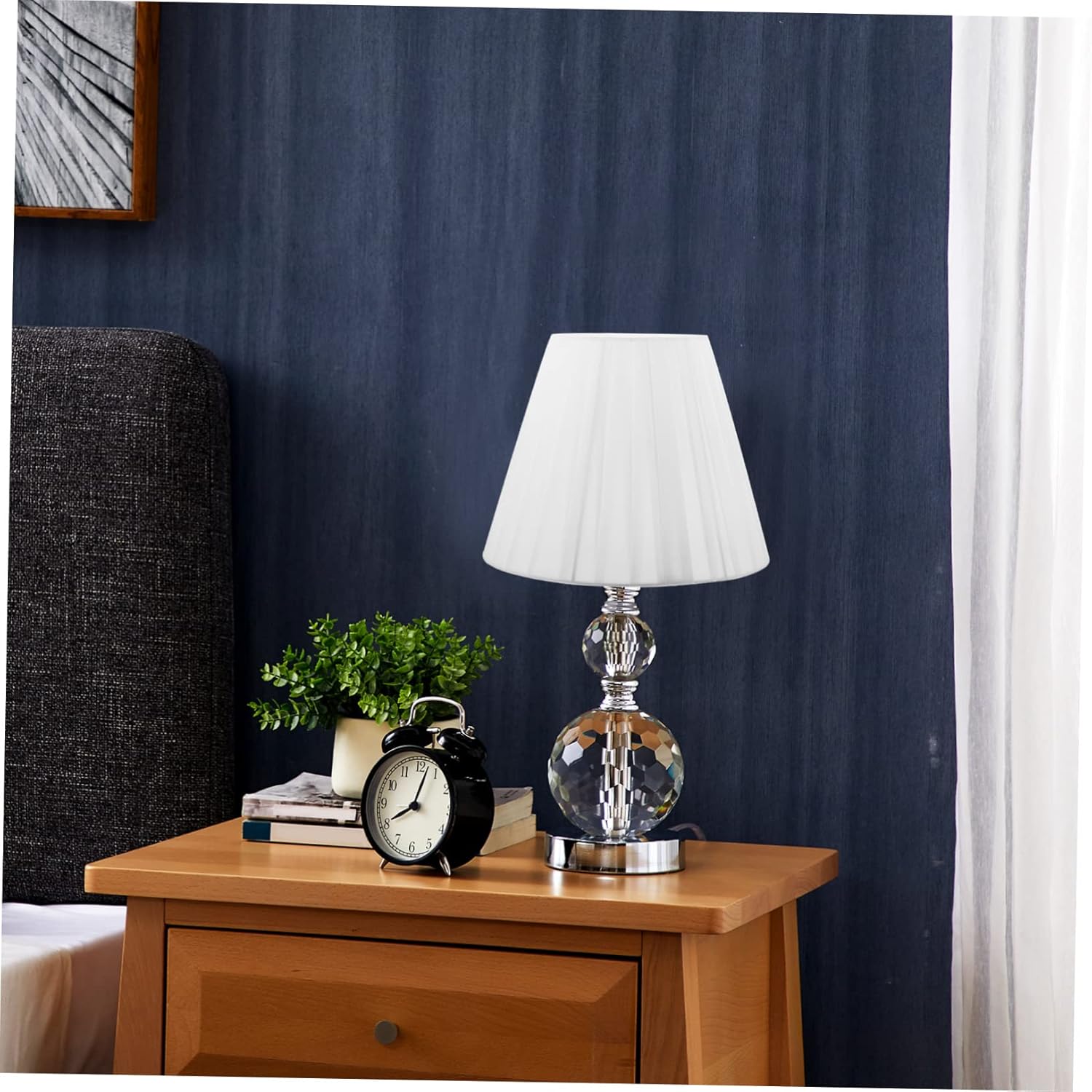 MERRYHAPY Pleated Cloth Lampshade Light Softening Shade for Table Ceiling Lamps Home Decor Accessory for Rooms