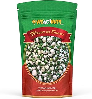 Green Wasabi Peas | 4 Pound Resealable Bag of Hot Wasabi Peas |Healthy and Fresh Pea Snacks | Kosher Friendly | Delicious Gourmet Dried Wasabi Green Peas| We Got Nuts.