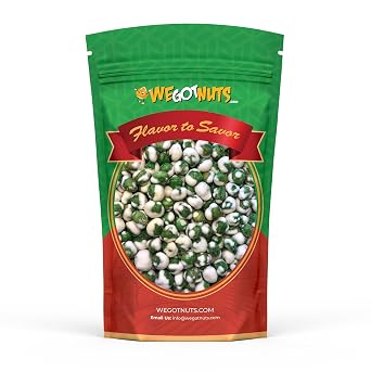 Green Wasabi Peas | 4 Pound Resealable Bag of Hot Wasabi Peas |Healthy and Fresh Pea Snacks | Kosher Friendly | Delicious Gourmet Dried Wasabi Green Peas| We Got Nuts.