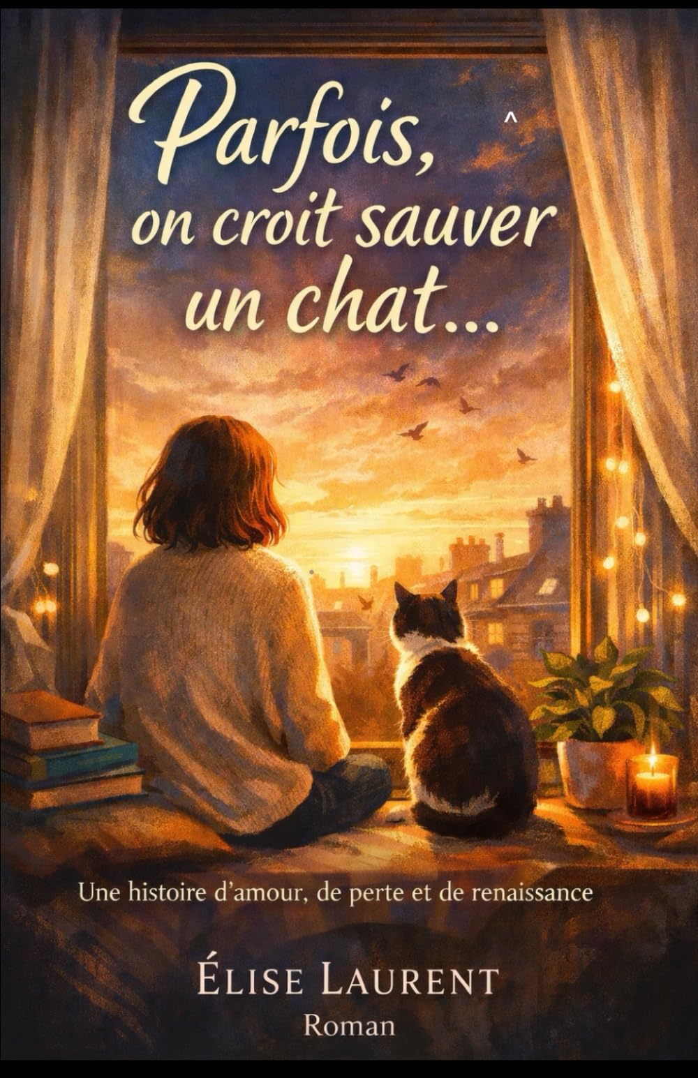 Parfois, on croit sauver un chat…: Une histoire douce, poétique et bouleversante sur l’amour, la perte et la reconstruction