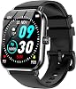 Reloj Inteligente Jacoosa para Hombre, Pantalla Táctil HD de 1.83" con Llamadas Bluetooth, 120+ Modos Deportivos Monitor de Fitness, Resistente al Agua IP68, Monitor de Ritmo Cardíaco y Sueño con Temporizador, Compatible con Android iOS (Negro) 1