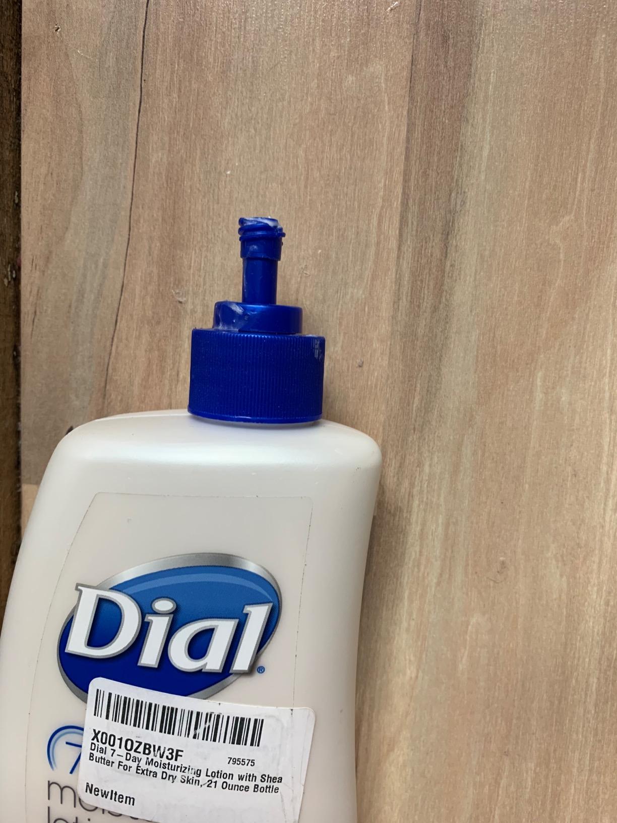 Dial 7-Day Moisturizing Lotion with Shea Butter For Extra Dry Skin, 21 Ounce Bottle