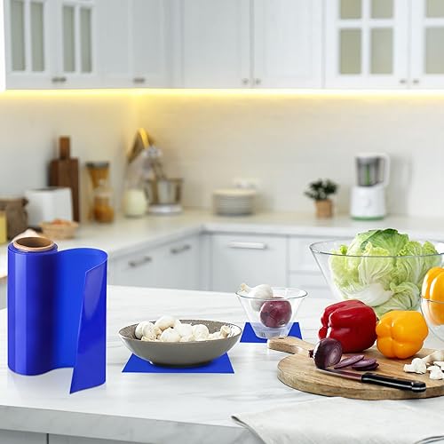 Miniatura 3 de Rollo grande de material antideslizante de 8 pulgadas x 6.5 pies, rollo de silicona cortado a medida, tapete antideslizante para ayudas