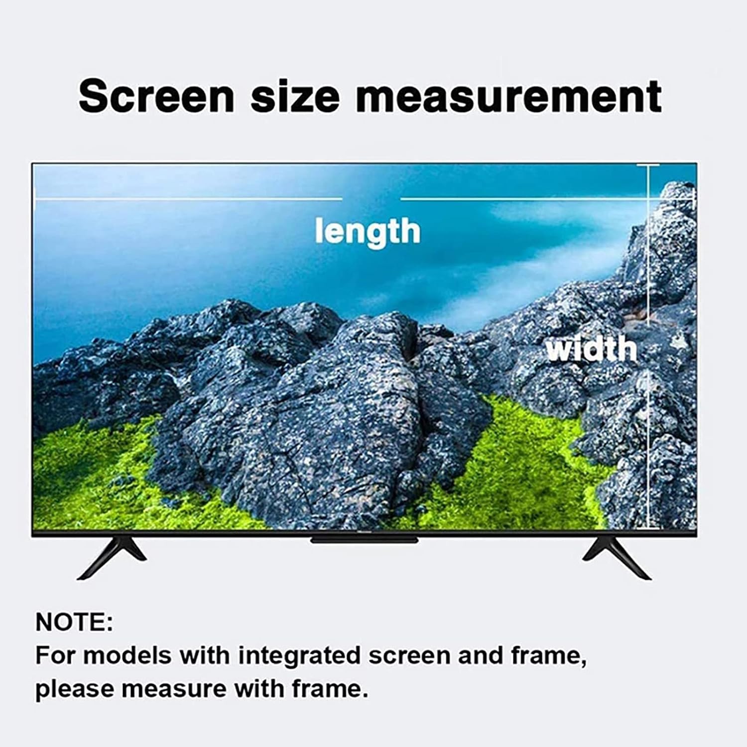 HAMIMI 40-45 Inch Matte Tv Screen Protector Anti Blue Light, Anti Glare Lcd Display Protector Film, Relieve Computer Eye Strain and Help You Sleep Better,Matte-46in(1017X570) mm