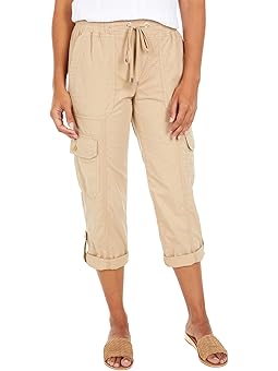 liz claiborne poplin cargo pants