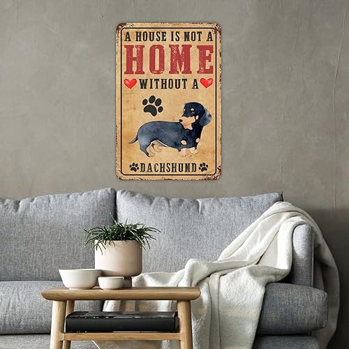 Miniatura 10 de Letrero de metal con texto en inglés A House is Not A Home Without A Dogo Argentino (A House is Not A Home Without A Dogo Argentino)