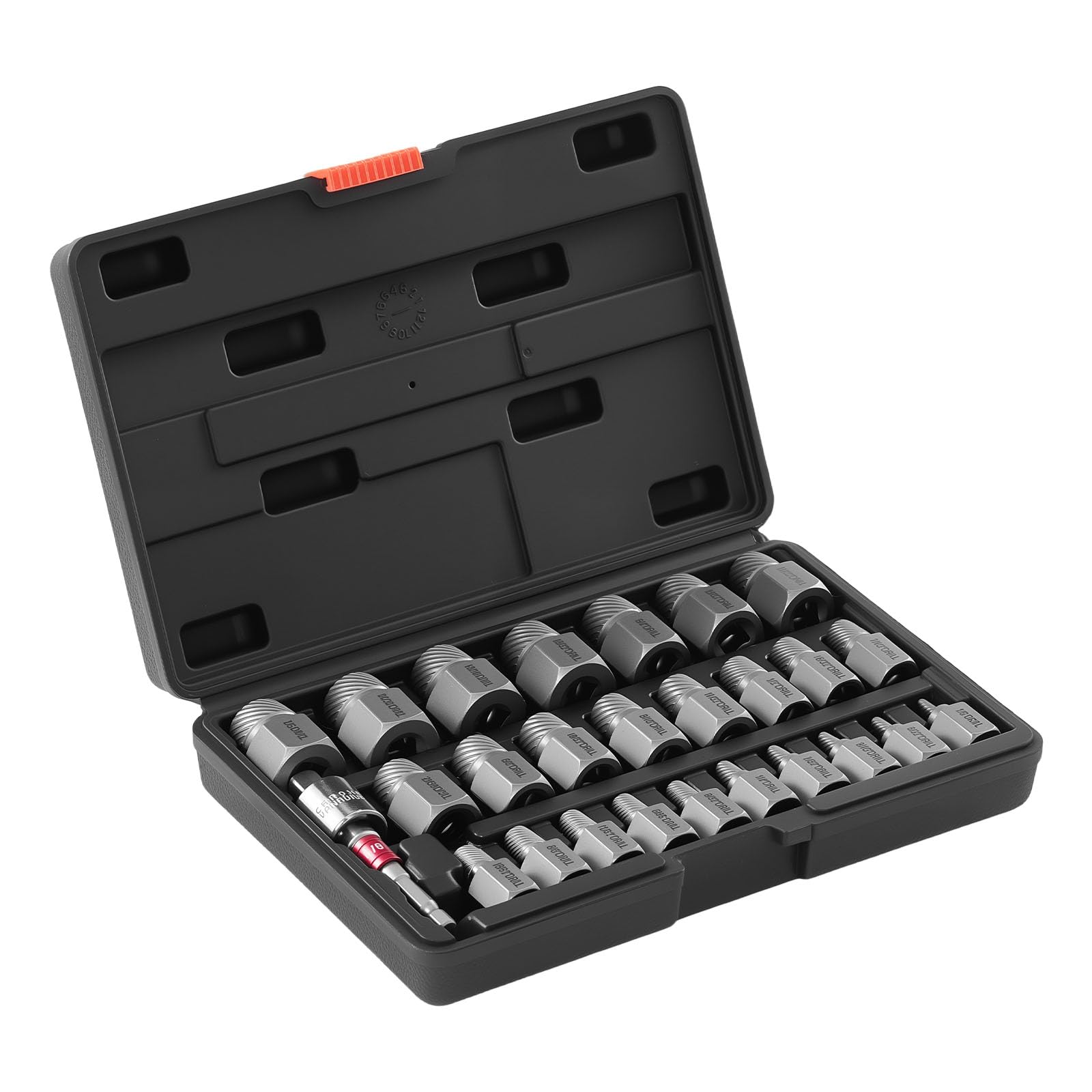 VEVOR Set di Estrattori per Bulloni Danneggiati 27 pezzi, Set di Bussole per Estrazione di Dadi Rotti Utensili per Rimozione Bulloni Danneggiati per Riparazioni Domestiche Officina Garage