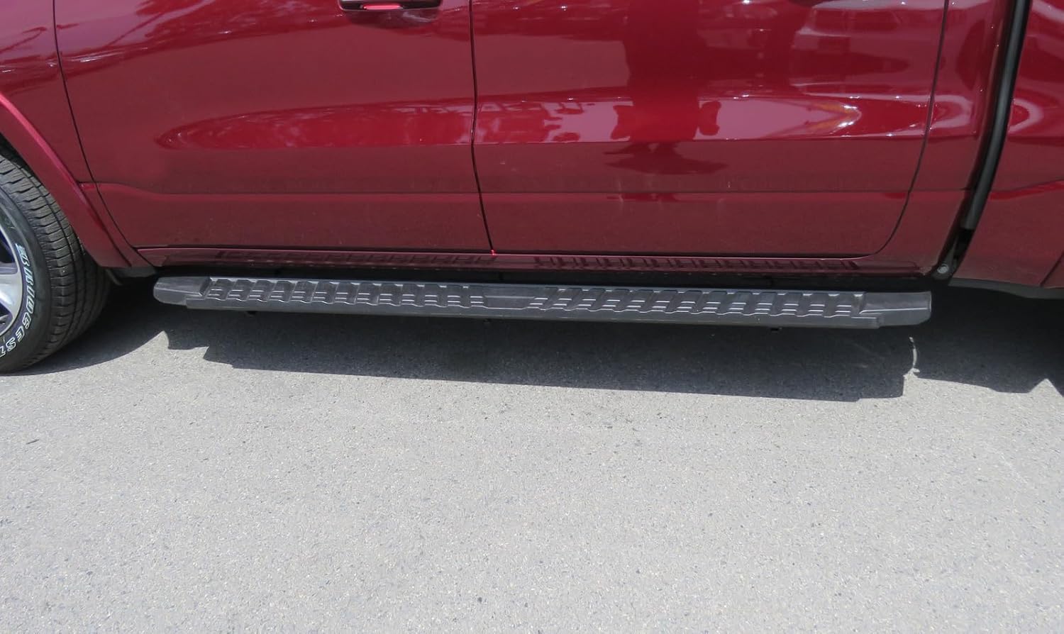 APS Black Blow Molding Style Nerf Bars Running Boards Compatible with Ford Maverick 2022-2026 (Include 2022-2026 Hybrid Model)