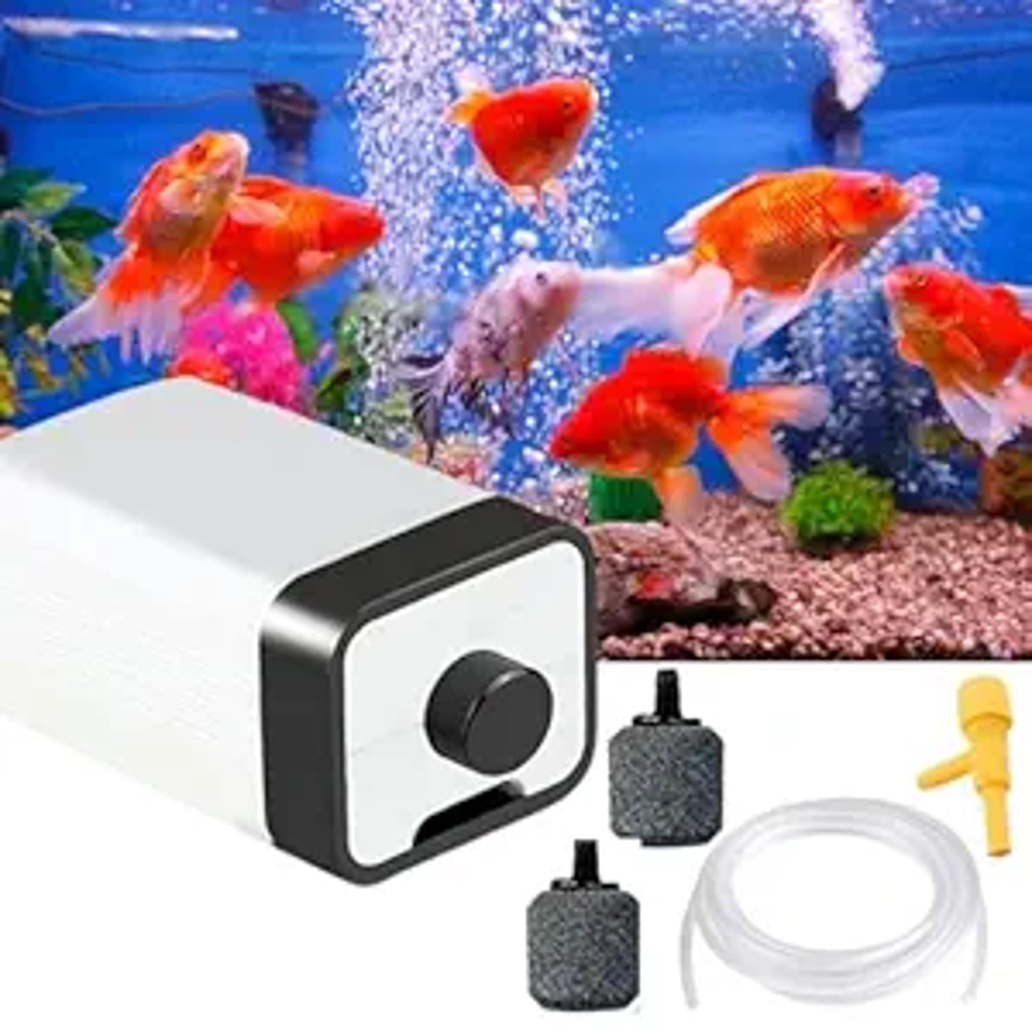 See full amazon price history chart for Talinoz Aquarium Air Pump Silent Adjustable Fish Tank Oxygen Pump Noiseless Air Pump for Fish Tank Aquarium with Air Stone, 2 Air Outlets and 2 Meter Air Tube Upto 300 Liter Talinoz Aquarium Air Pump Silent Adjustable Fish Tank Oxygen Pump Noiseless Air Pump for Fish Tank Aquarium with Air Stone, 2 Air Outlets and 2 Meter Air Tube Upto 300 Liter (B09MV38M5R) Amazon Price History, Amazon Price Tracker