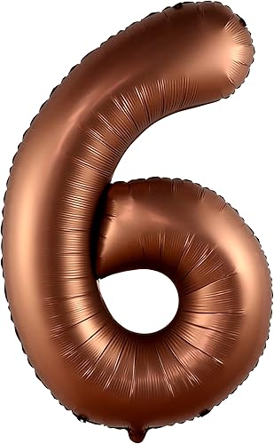 Miniatura 419 de KatchOn, Globo dorado gigante del número 8 de 40 pulgadas, globo dorado del número 8 para decoraciones de cumpleaños de 8 años para niñas