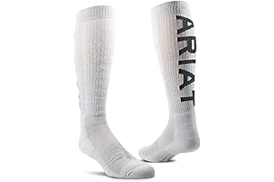 Unisex Arch Support Mid Calf Weight Over-the-Calf Western Boot Socks