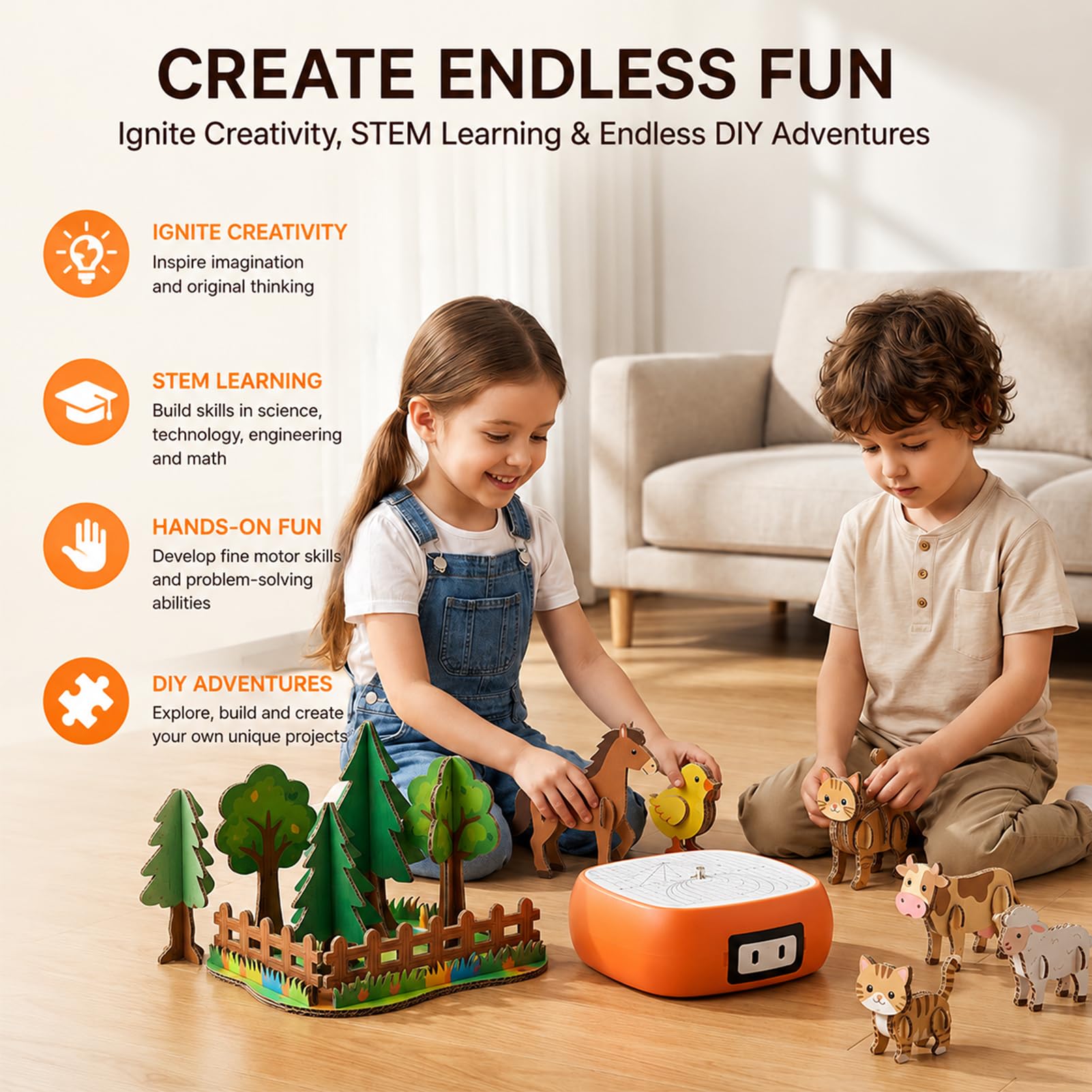 Pappschneider Für Kinder, Sichere Elektrische Diy-kappsäge, Ohne Klingen | Zum Schneiden von 3 mm dickem Karton, ideal für Bastelarbeiten wie 3D-Modelle und Schulprojekte.