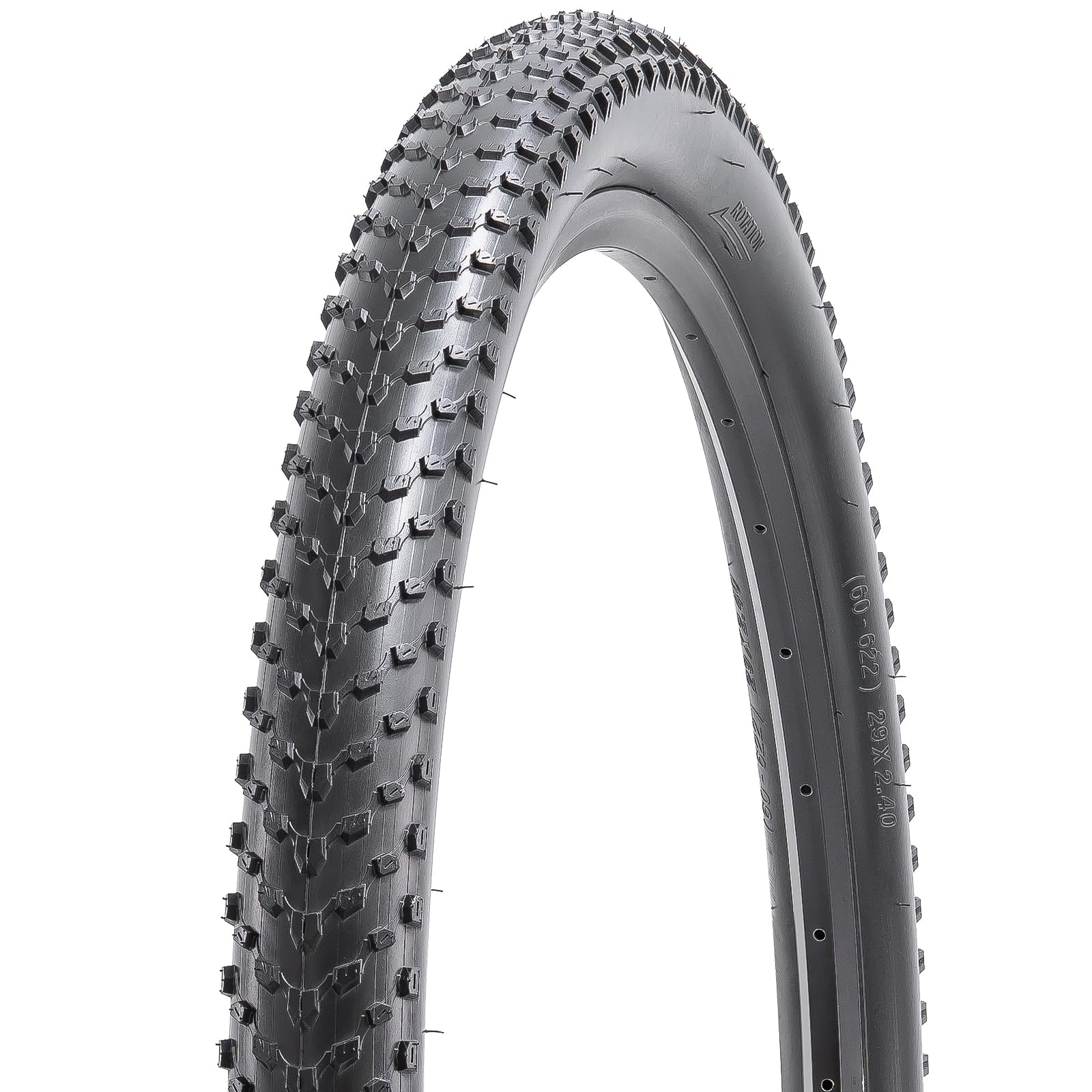1-PC 27.5 Pulgadas Neumático 27.5x2.40 60-584 Neumático de Bicicleta Plegable Adecuado para 27.5x2.35 27.5x2.40 27.5x2.45 Grava/Montaña/Carretera/Ciudad Neumáticos de Bicicleta