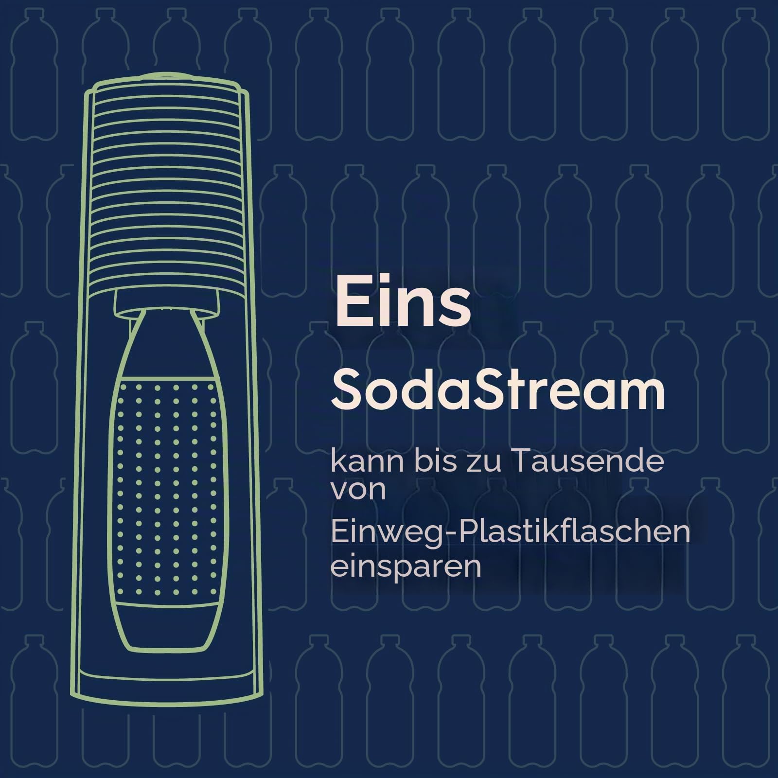 SodaStream Terra Sparkling Water Maker (schwarz) mit CO2- und DWS-Flasche