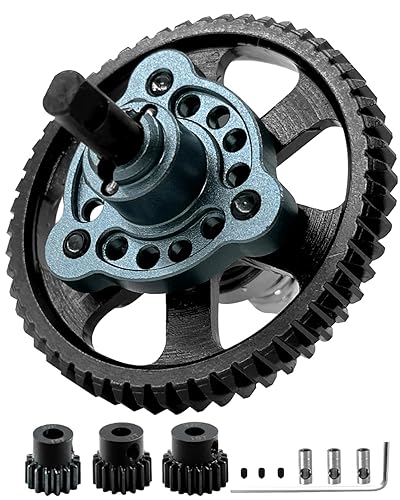 Miniatura 36 de Pieza de mejoras de engranaje recto 53T para Slash 4X4/VXL Stampede 4X4/VXL Rustler 4X4/VXL, eliminador de embrague deslizante 53T con piñones