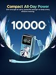 UGREEN x Honkai: Star Rail Power Bank, 10000mAh Portable Charger with Built-in USB-C Cable, 55W Fast Charging, 45W Recharge, 3-Port Battery Pack for iPhone 17, Galaxy S25, iPad, Steam Deck