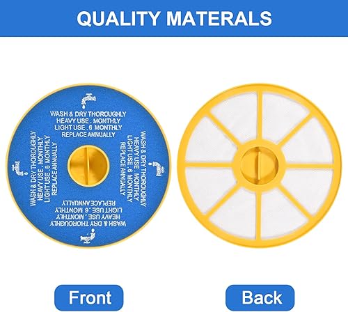 Miniatura 4 de 1 filtro HEPA lavable reutilizable + 1 cepillo de repuesto, kit de filtros HEPA de repuesto, accesorios para aspiradoras, compatibles con DC05 DC08