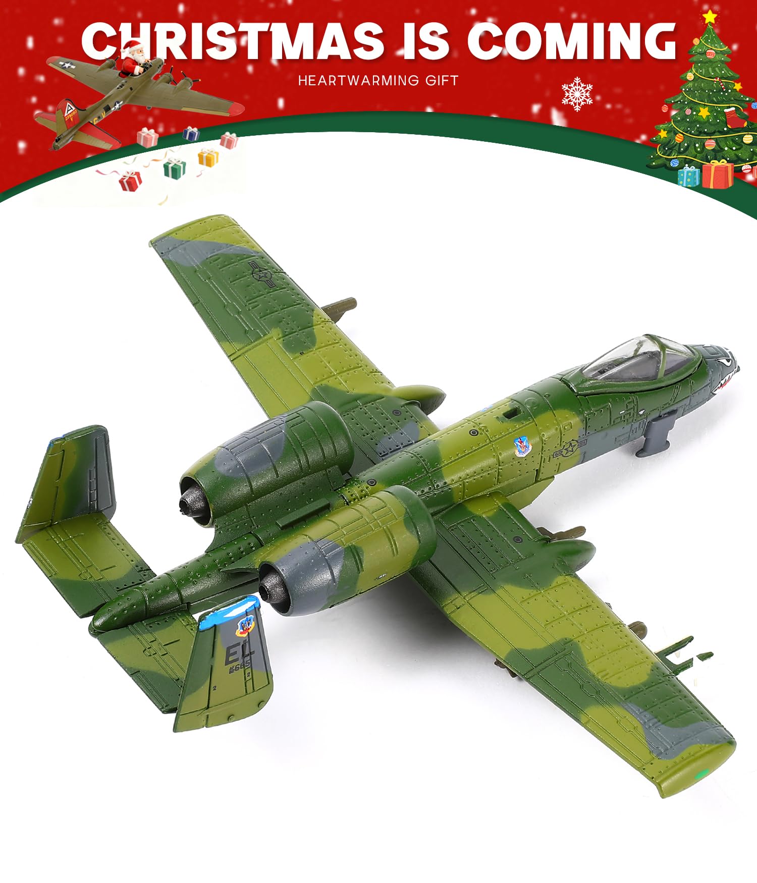 Amazon｜NUOTIE 1/144 A-10 Thunderbolt II イボイノシシ飛行機モデル