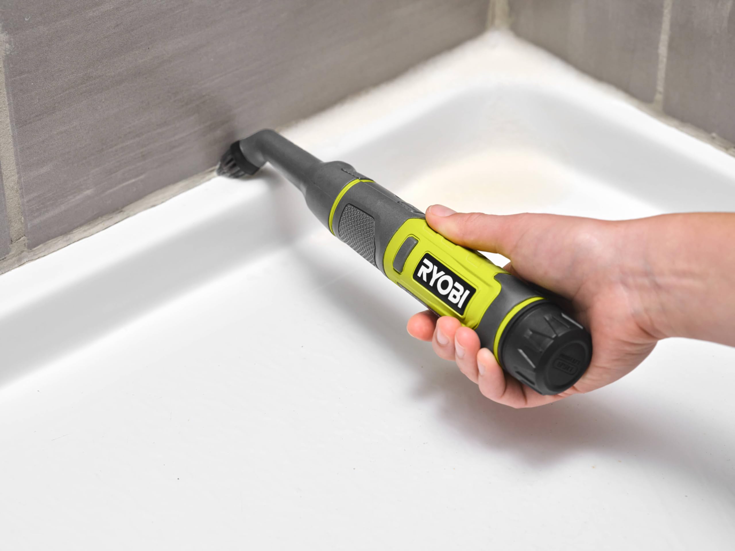 Ryobi - Cepillo de Detalle de 4 V, diámetro 20 mm - 200 RPM - IPX7 - Incluye 4 cepillos - RDS4-0