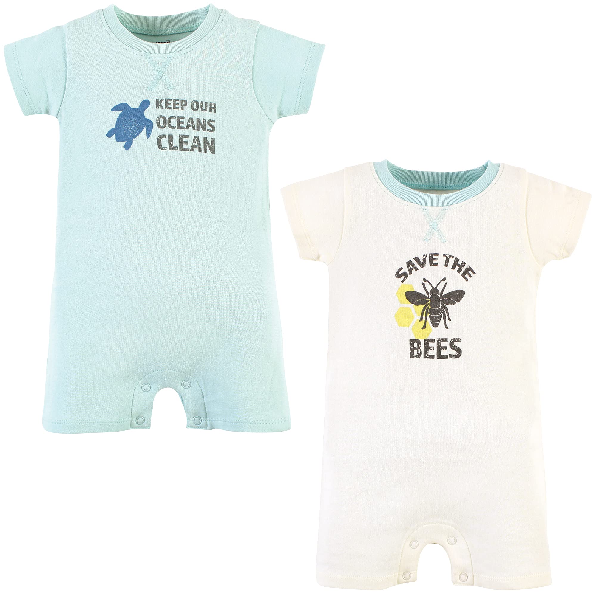 baby-boys Organic Cotton Rompers