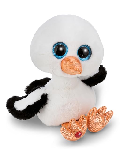 NICI GLUBSCHIS Cigüeña Sir Sorto, 15 cm, Blanco - 63032