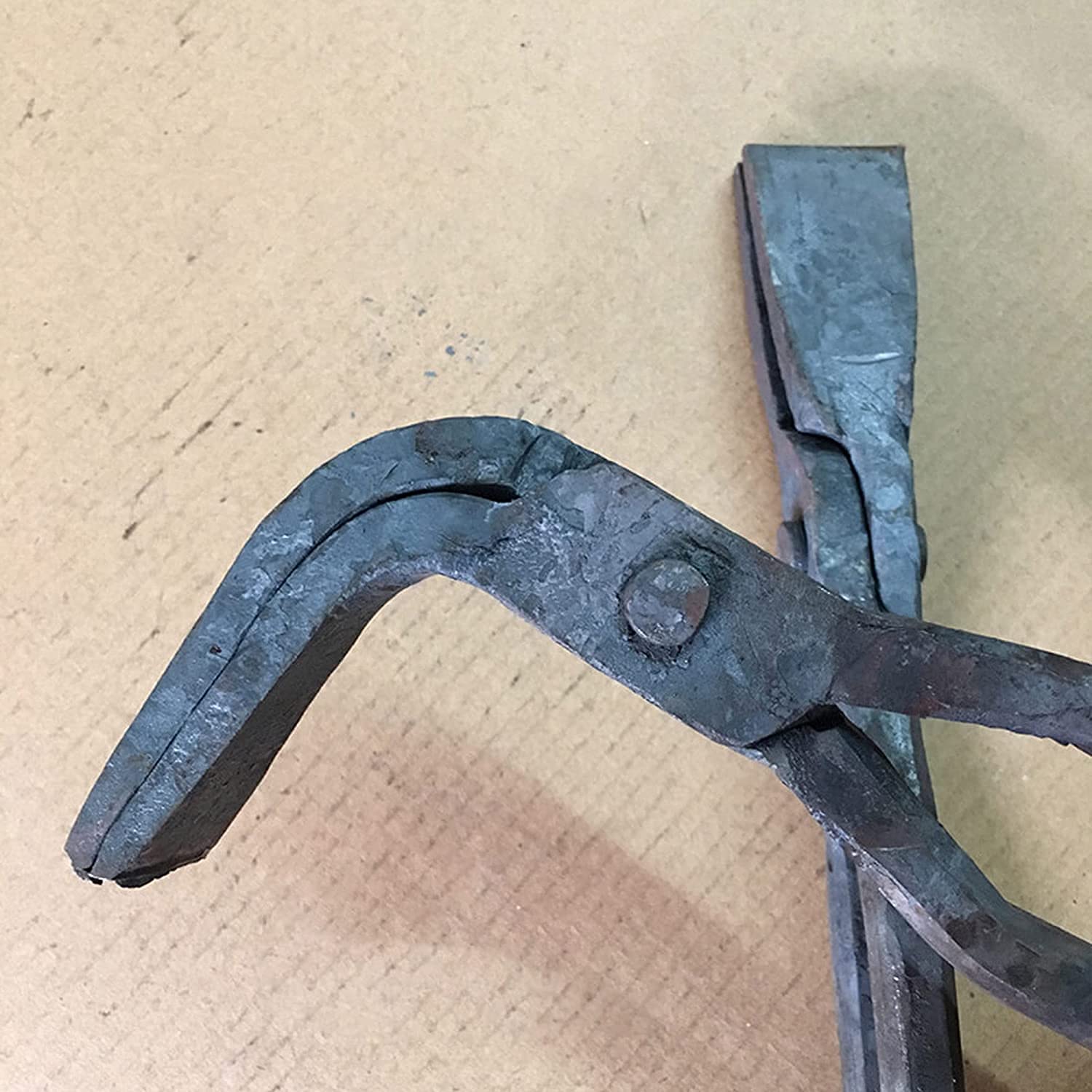 Pinzas de Herrero Pinzas de Herrero para Ingeniero Herrero Y Herrero Principiante Refinación Herramientas Forjadas a Mano Herramientas de Herrero Alicates Forjados