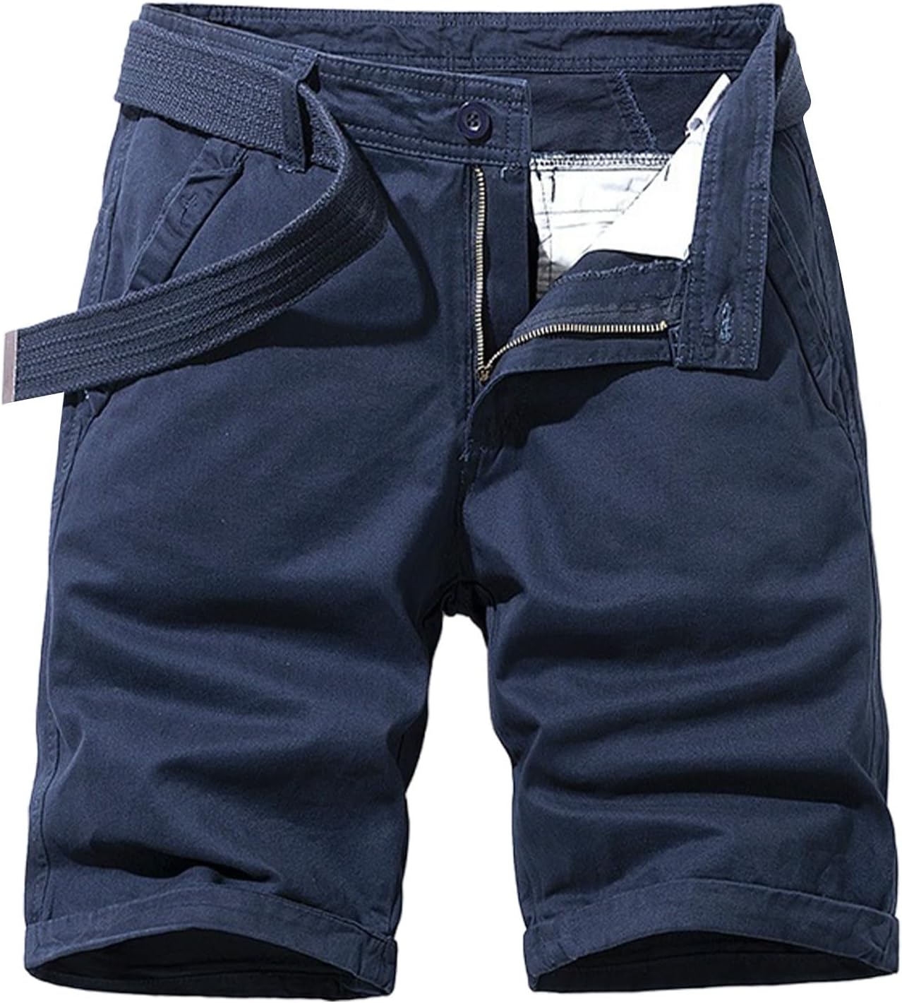 Shorts Cargo Hombre - Pantalón Corto De Trabajo, Algodón Suave, Transpirable, Ideal Para Deporte Y Verano