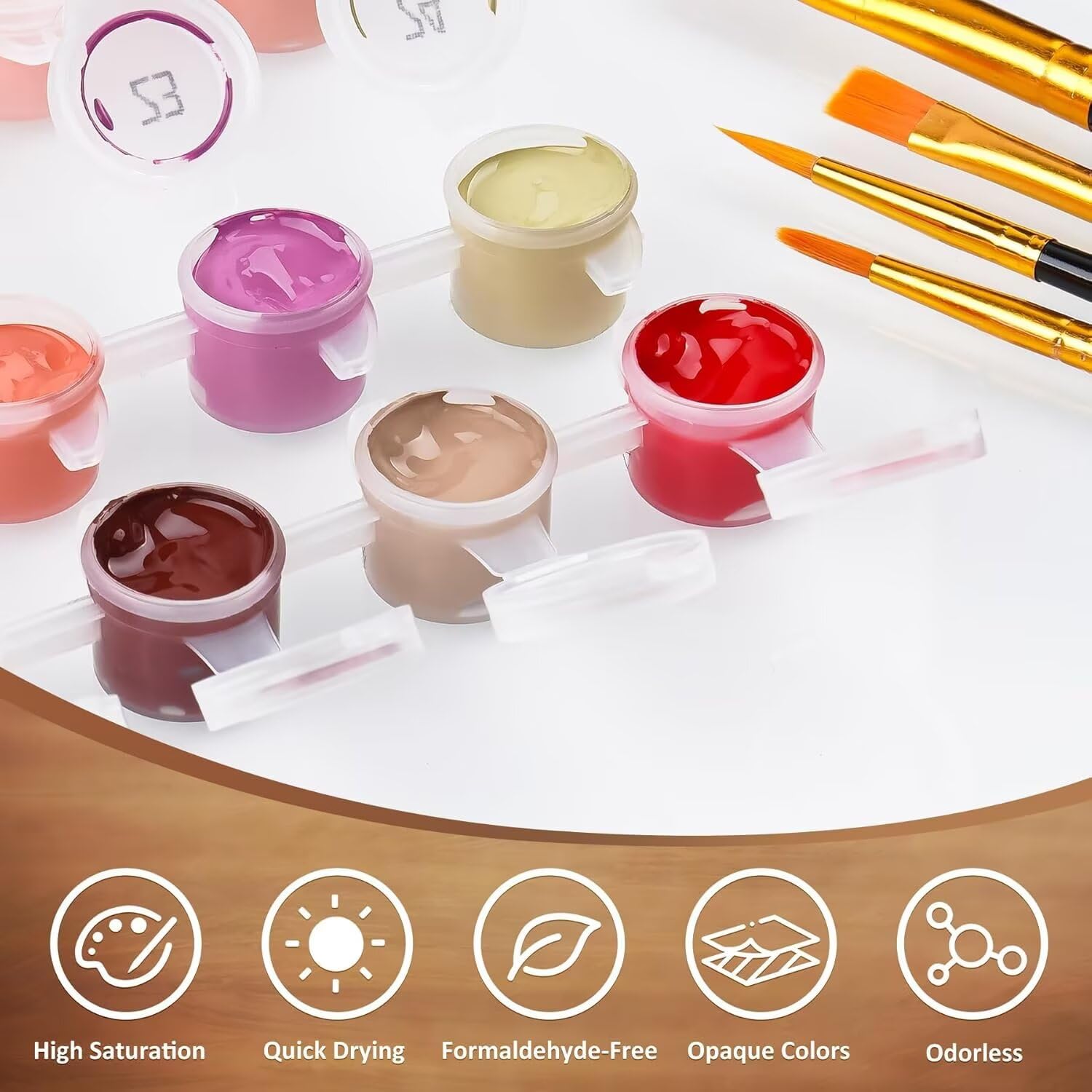 Peinture par Numero Adulte Renard Kit Peinture Adulte 90x120cm 3-3EPQO