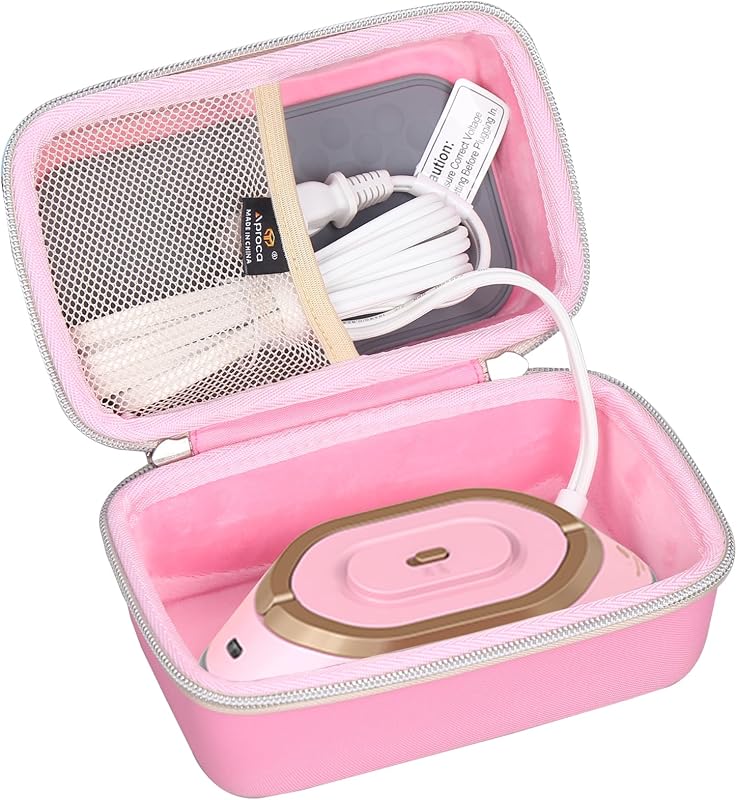 Aproca Estojo para Newbealer Travel Iron Mini Dry Iron, Rosa