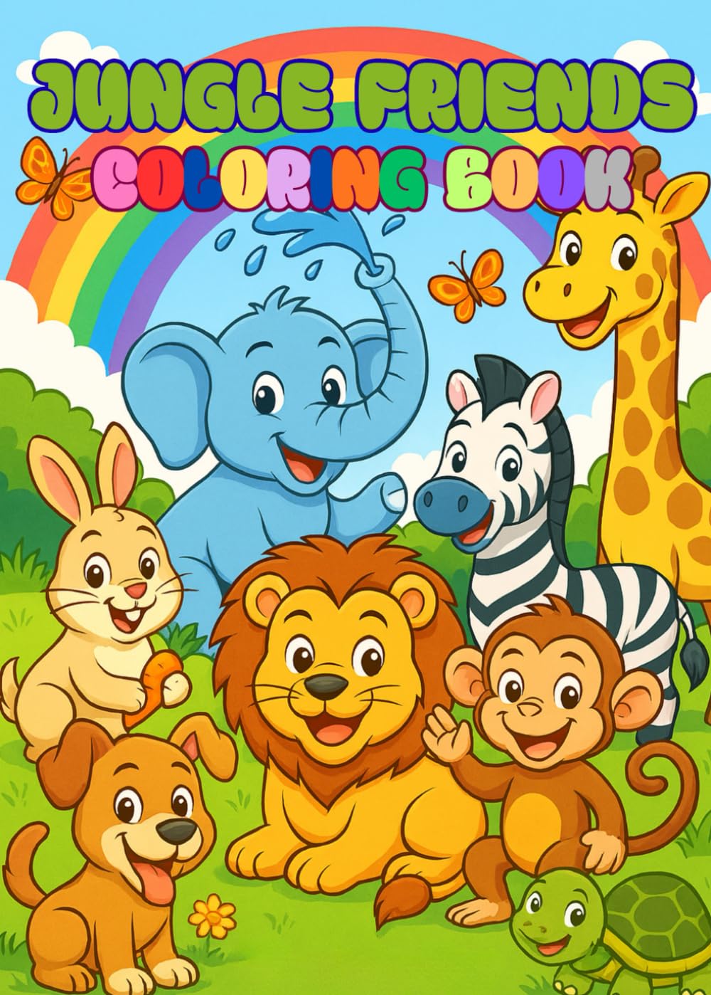 Jungle Friends Coloring Book