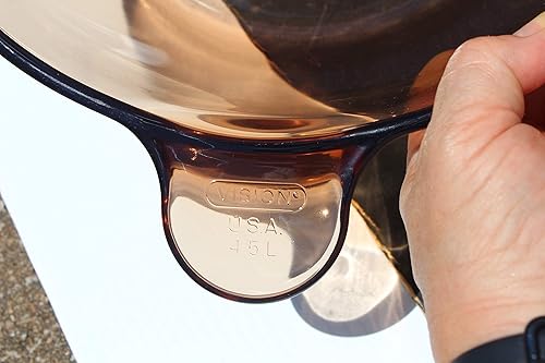 Miniatura 7 de Corning Visions Ámbar 4.5L - 5 cuartos de galón redondo holandés horno cacerola fuente para hornear