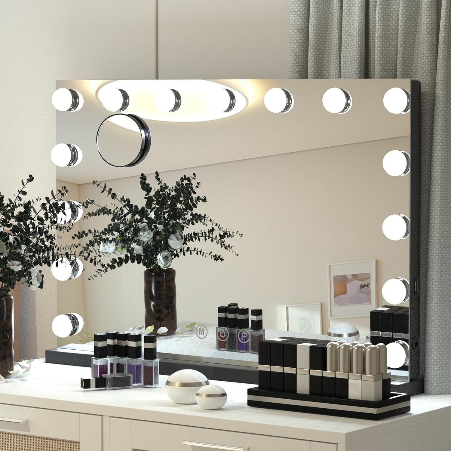 YOURLITE Vanity Mirror with Lights,Large Hollywood Mirror
