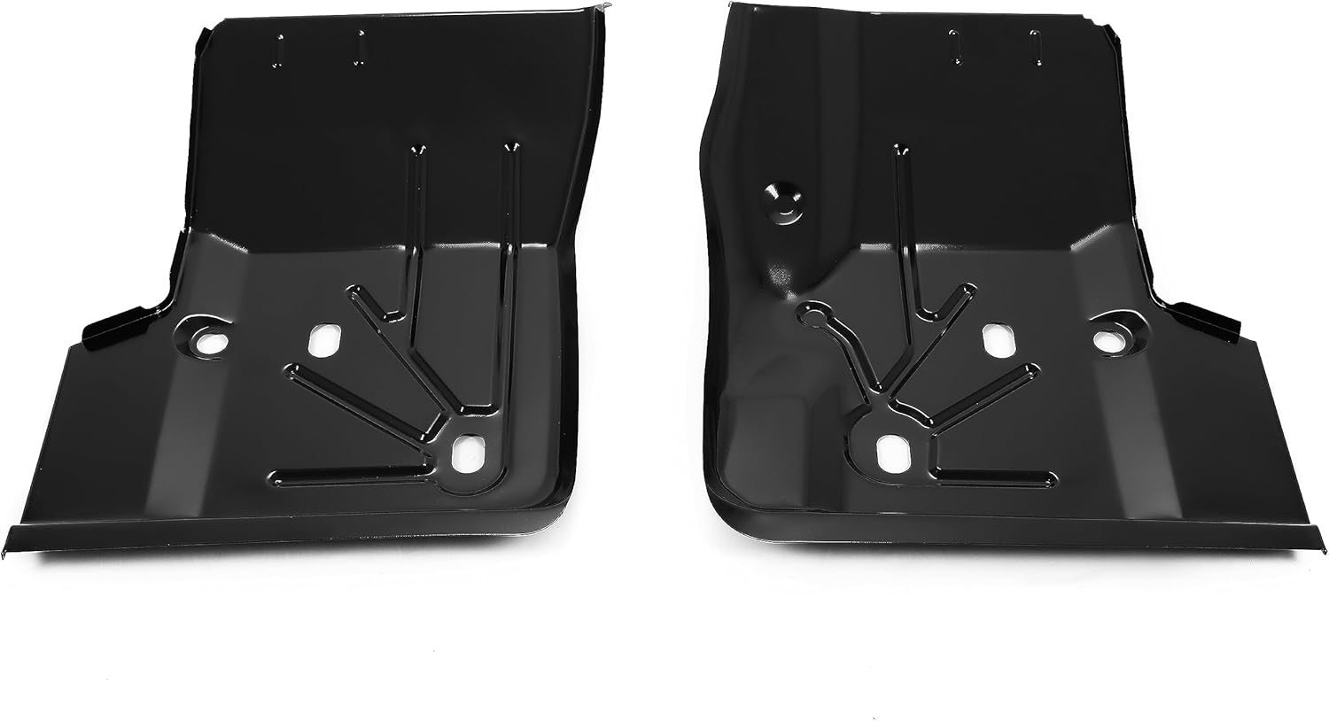 KUAFU Front Floor Pans Compatible with 1997-2006 Jeep TJ Wrangler 2-Door Black Driver Side & Passenger Side LH & RH