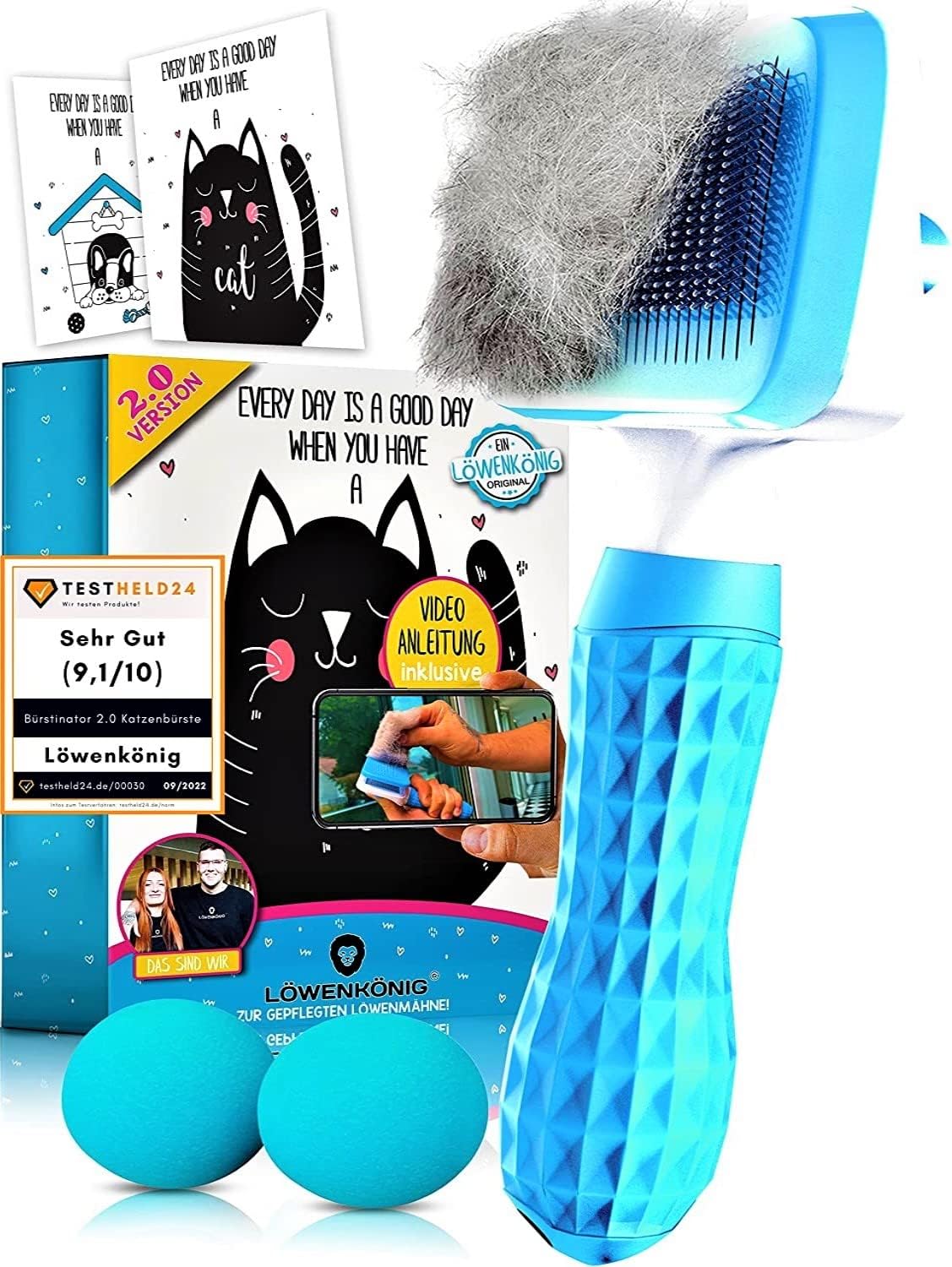 Yomi Tierhaarentferner Handschuh 5 Stück - Elektrostatische Haarentfernung Für Möbel & Autositze