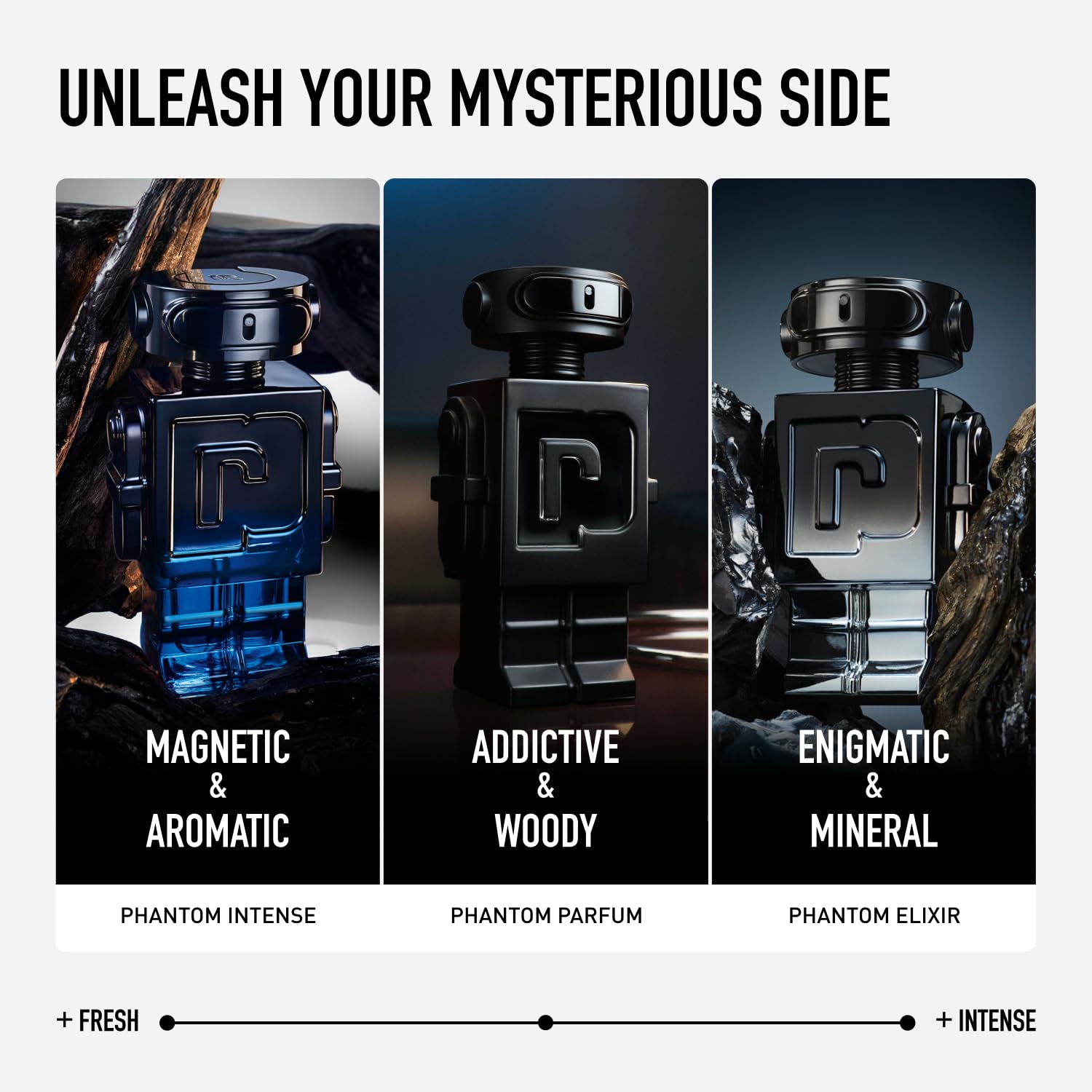 Rabanne Phantom Parfum for Men - Aromatic Woody Amber Perfume with Lavender, Vanilla & Vetiver - Long Lasting & Addictive Refillable Fragrance Spray from Paris, 3.4 oz - Image 4