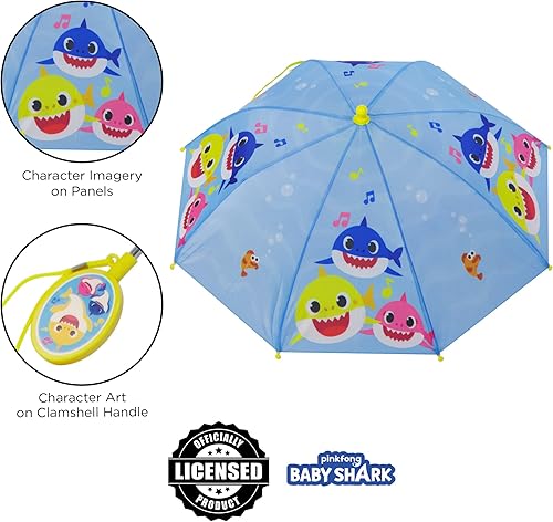 Miniatura 3 de Nickelodeon Conjunto de paraguas y poncho para niños, ropa de lluvia para niños de 2 a 3 años o niños de 4 a 5 años