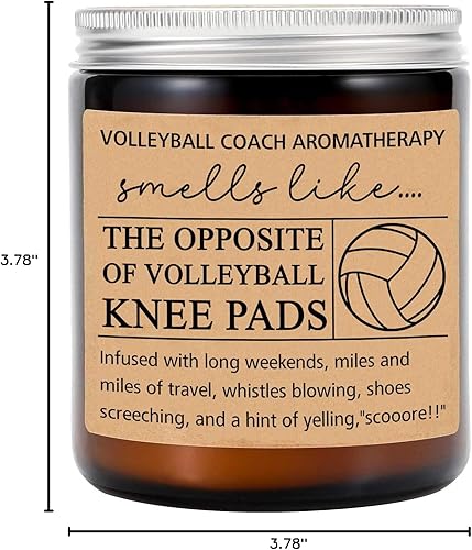 Miniatura 5 de Vela de entrenador de voleibol, regalo de fin de temporada para entrenador