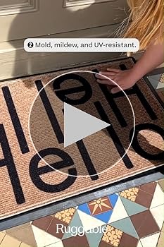 Amazon.com: RUGGABLE Washable Front Doormat – Seas The Day