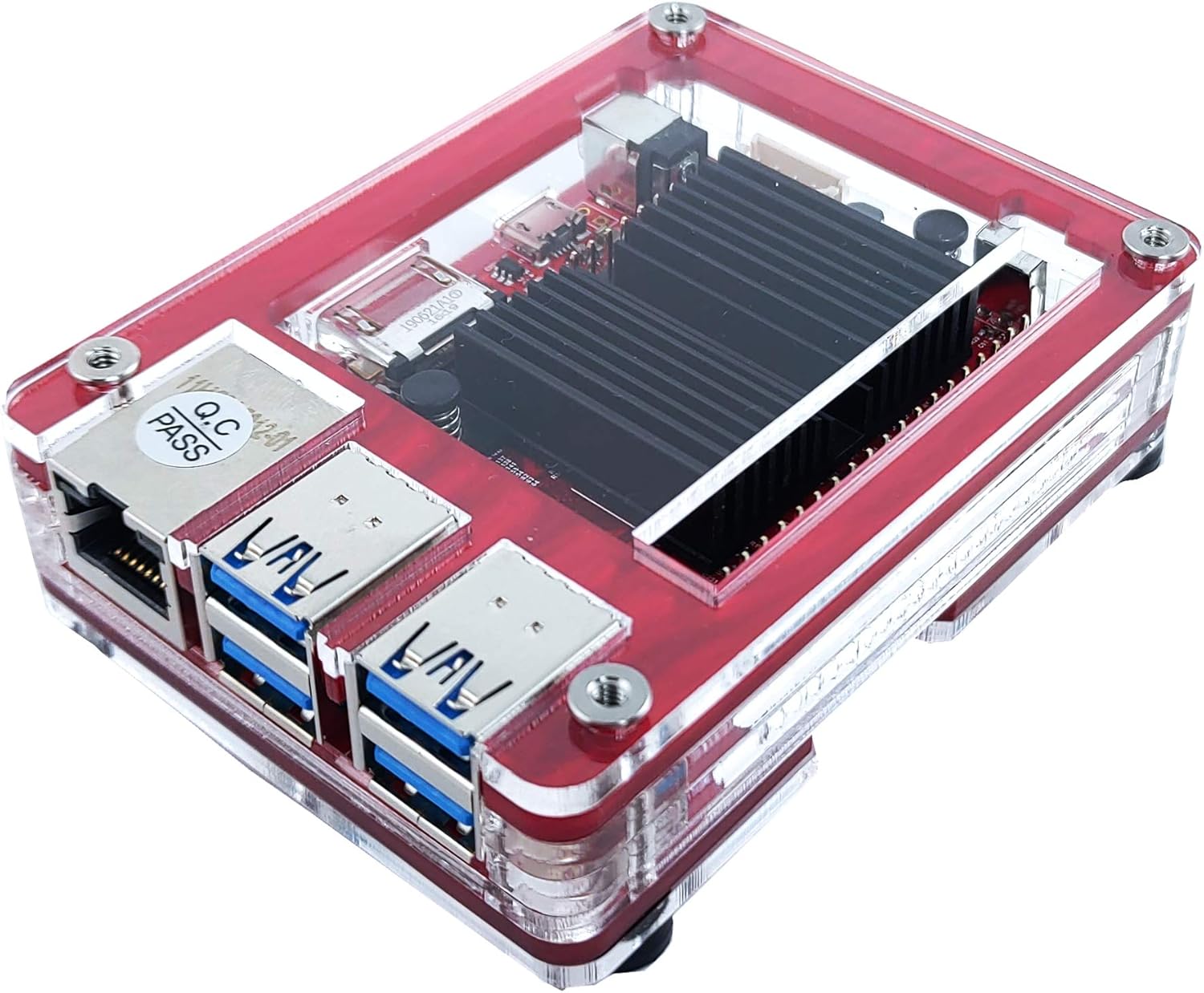 Amazon Com Zebra Case For The Odroid C4 Symphony Red Pearlescent Computers Accessories