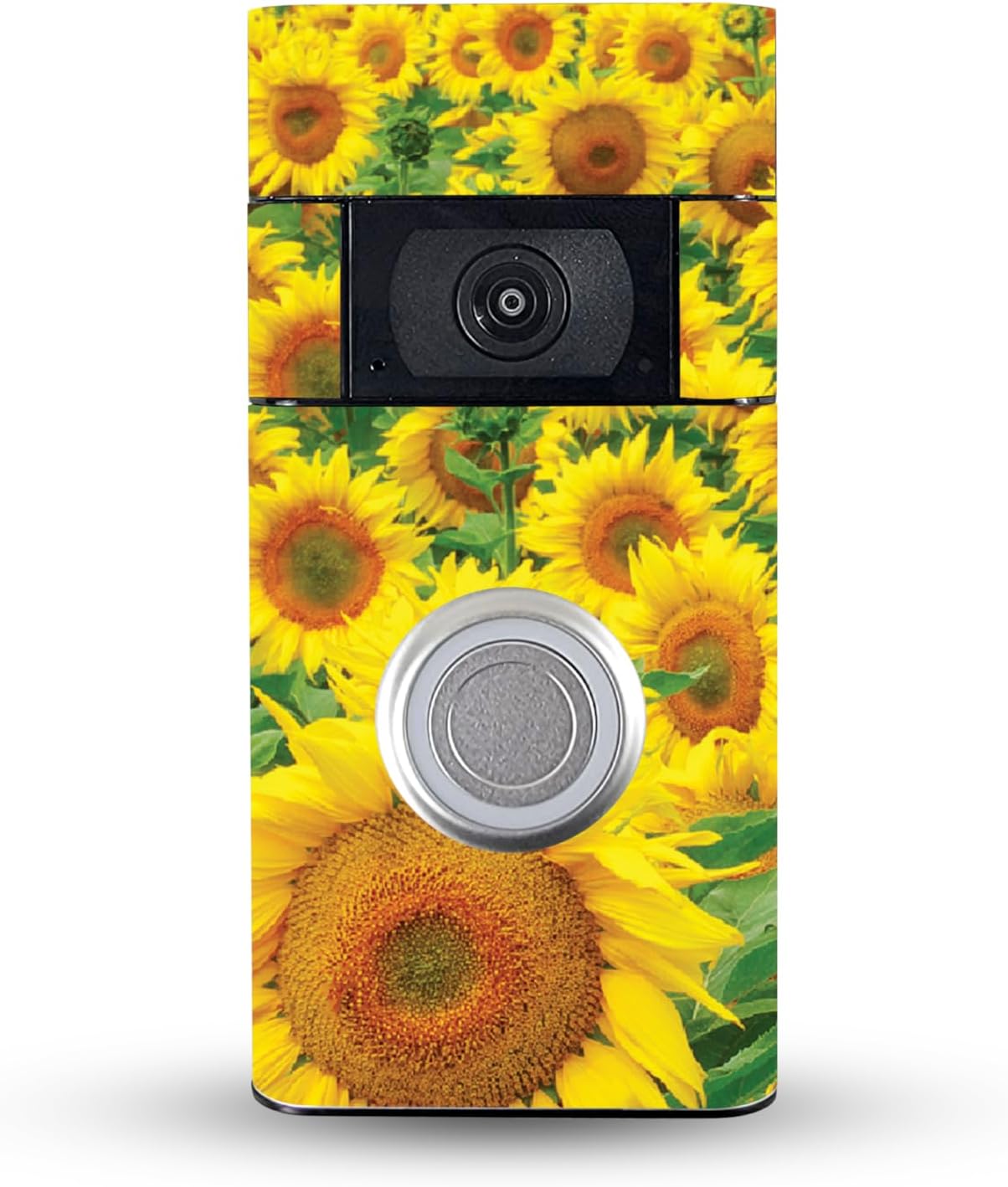 MightySkins Skin Compatible with Ring Video Doorbell (2nd Generation) - Sunflower Field | Protective, Durable, and Unique Vinyl Decal wrap Cover | Easy to Apply, Remove, and Change Styles