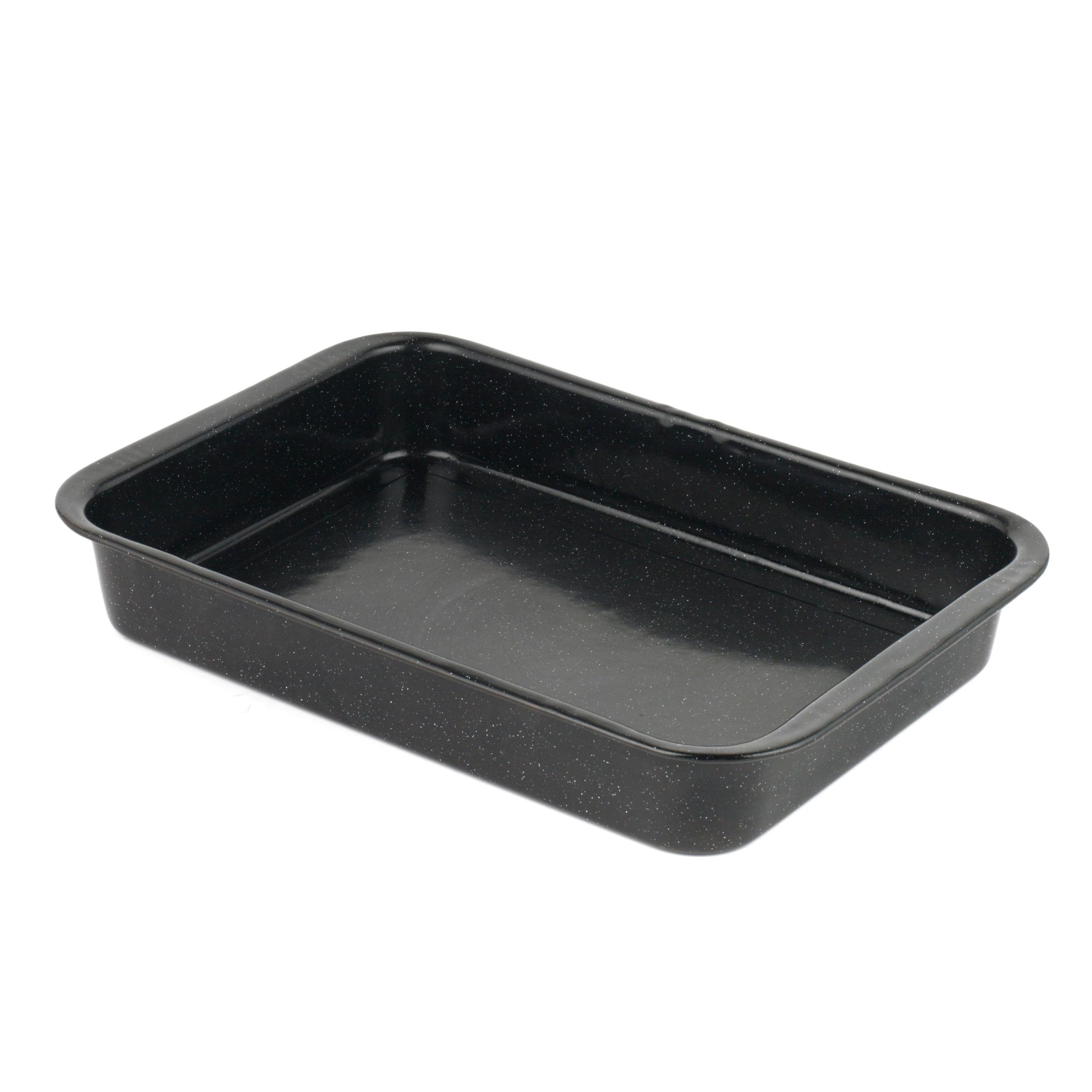 Russell Hobbs COMBO-9094 Romano - Set di 2 torrefazioni smaltate in vetro vetrificato, 36 cm, lavabili in lavastoviglie, rettangolari, per verdure e carne, adatte al forno fino a 230 gradi, 36 x 25 x
