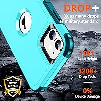 Vista 2 de SPIDERCASE Funda a prueba de golpes para iPhone 11, [protección contra caídas de grado militar de 10 pies], con 2 piezas