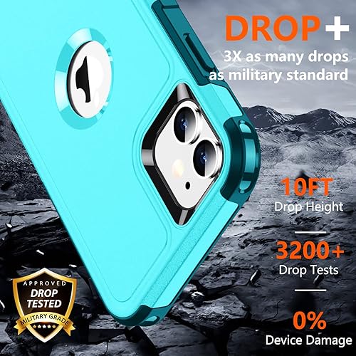 Miniatura 2 de SPIDERCASE Funda a prueba de golpes para iPhone 11, [protección contra caídas de grado militar de 10 pies], con 2 piezas [protector de pantalla de